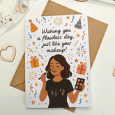 Makeup Artist Happy Birthday Card - Greeting Card